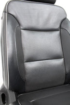 2014 - 2019 Sierra Chevy Silverado Front Seats, High Country Power Black Leather