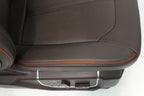2015-2022 Ford F150 Super Duty Seats Set, King Ranch Java Brown Leather Crew Cab