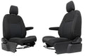 2015 - 2026 Ford Transit Seats, Black Charcoal Cloth Manual w/ Dual Armrests