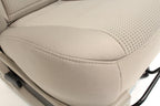 1999-2010 Ford Super Duty Stone Gray Cloth Bucket Seats with Folding Jump Seat