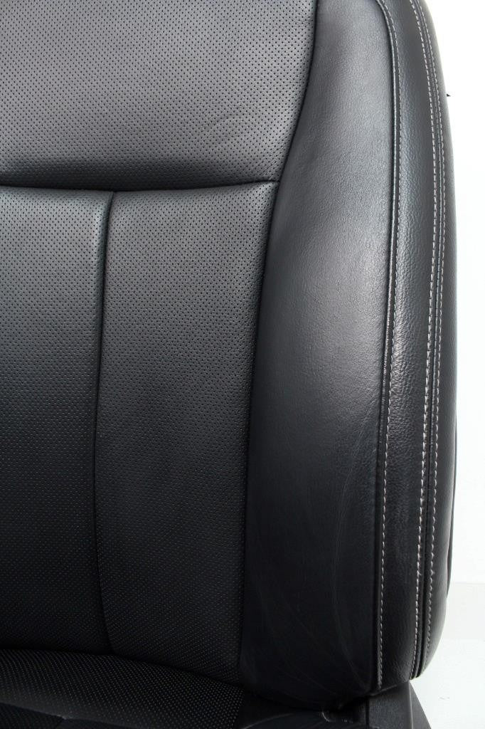 2015 - 2022 Ford F-150 Super Duty Front Seats, Lariat Black Leather Heated Cool