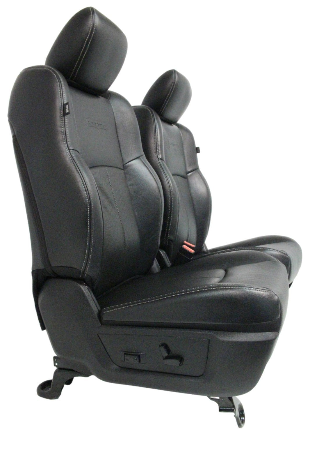 2002 - 2018 Ram Front Seats, Laramie Black Leather Heated Cooled w/ Memory