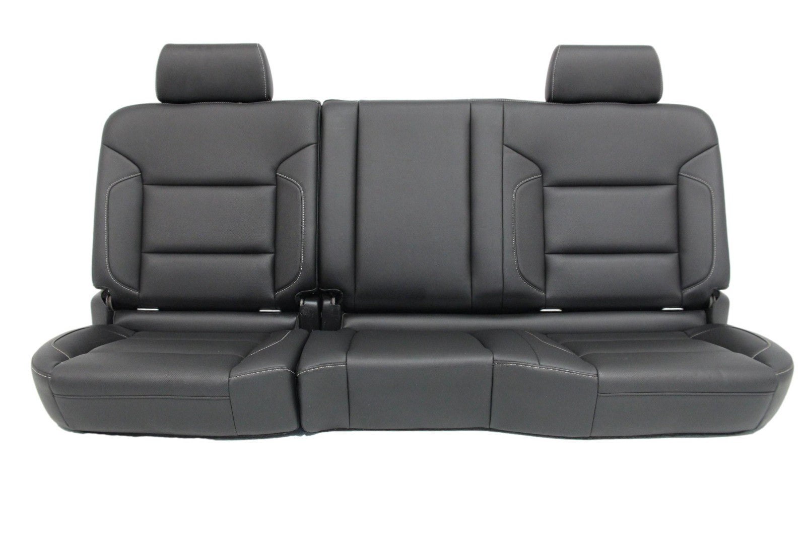 2014-2019 Sierra Silverado Extended Cab Rear Seats, LTZ Black Perforated Leather
