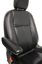 2015 - 2026 Ford Transit Front Seats, Black Leather w/ Heated Power Driver Seat
