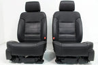 2015-2017 GMC Yukon Denali Front Seats, OEM Black Leather Heated Cooled