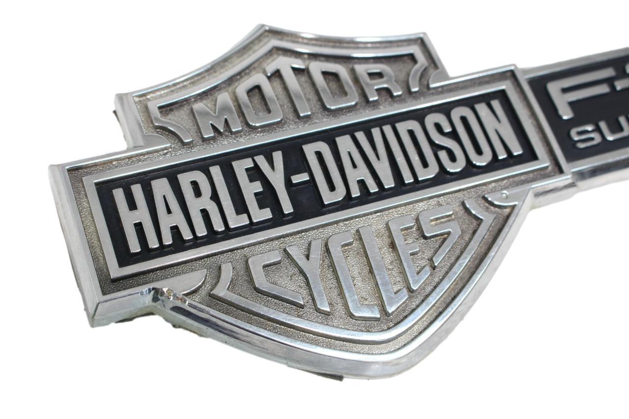 2003 - 2007 Ford F250 Super Duty Harley Davidson Fender Emblems Badges Pair OEM