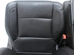 2014 - 2019 GM Sierra Silverado LT Front Seats, Power Black Leather, w/ Jumpseat