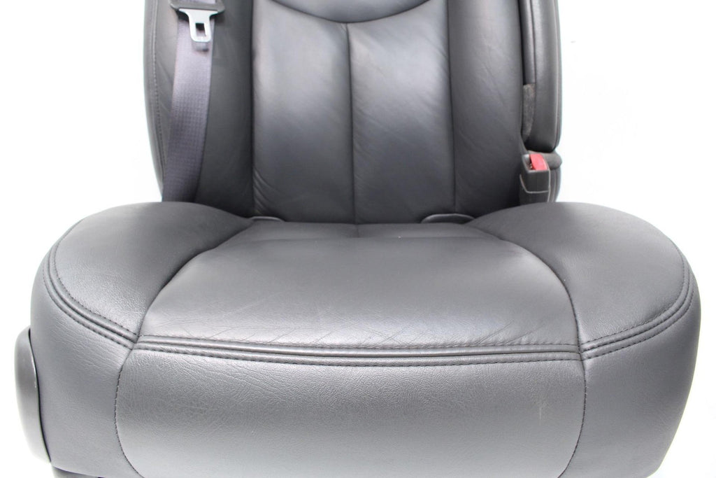 99-06 Sierra Silverado Front Seats, Dark Pewter Leather, Power Lumbar Bolster