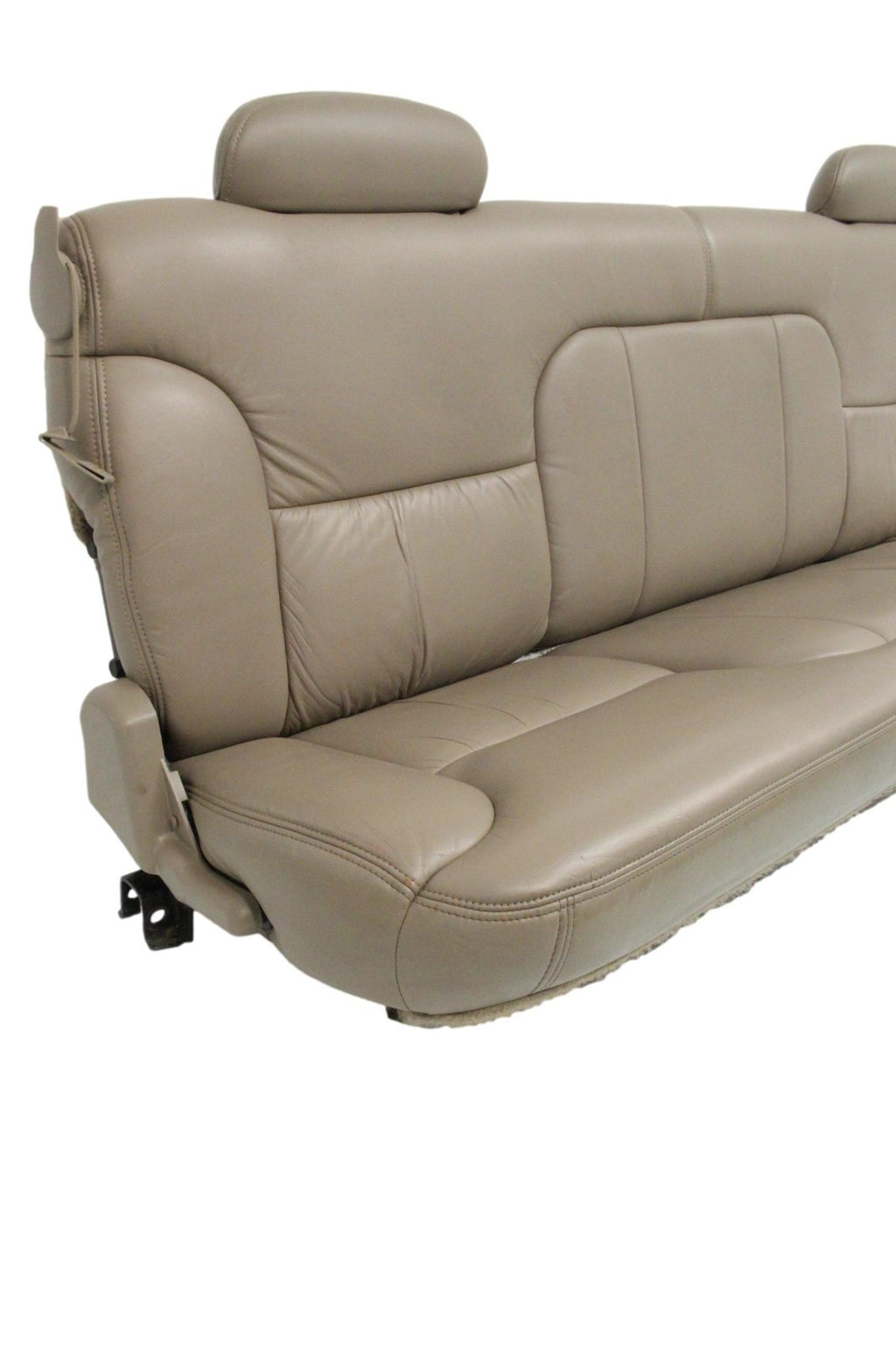 1995-2000 GMC Sierra Chevy Silverado Seats Set, Neutral Tan Leather Extended Cab