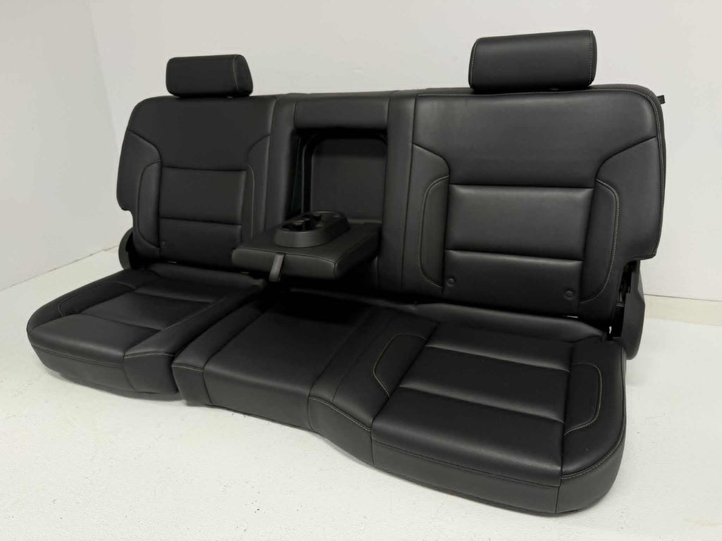 2014-2019 Sierra Silverado Crew Cab Rear Seats, LT LTZ Black Leather