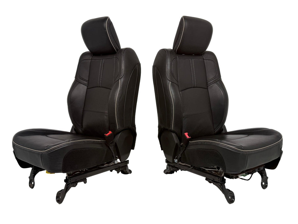 2019 - 2026 Ram 2500 3500 HD Seats Set, Limited Black Leather Crew Cab Heat Cool