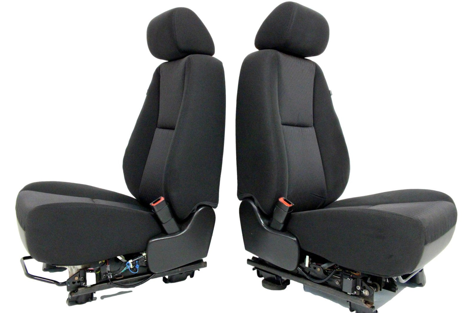 2007 - 2014 GM Silverado Tahoe Suburban Front Seats, LT Powered Black Cloth OEM