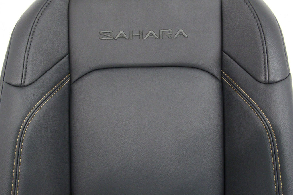 2024+ Jeep JL  JT Seat Lean Back, Sahara Black Leather w/Copper, Front Passenger