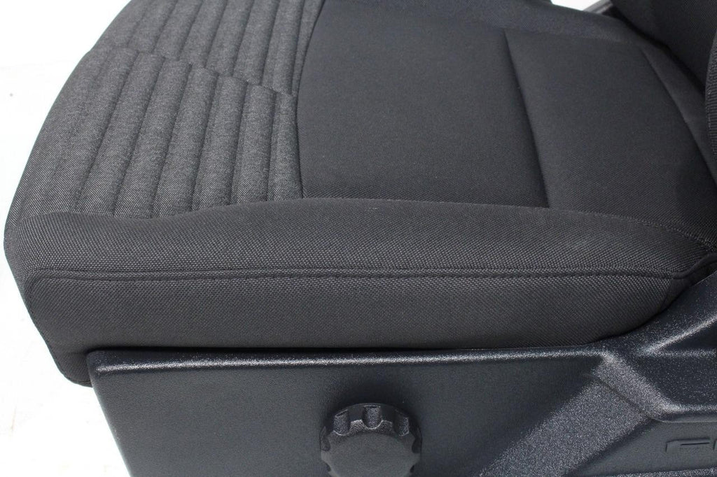2015 - 2026 Ford F150 & Super Duty Seats, STX Black Cloth Manual w/ Lumbar