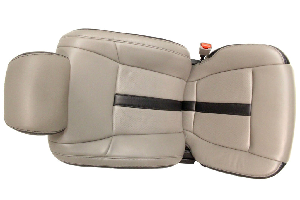 2015-2022 Ford F150 Super Duty Reg Cab Seats, XLT w/ Katzkin Earth Gray Leather