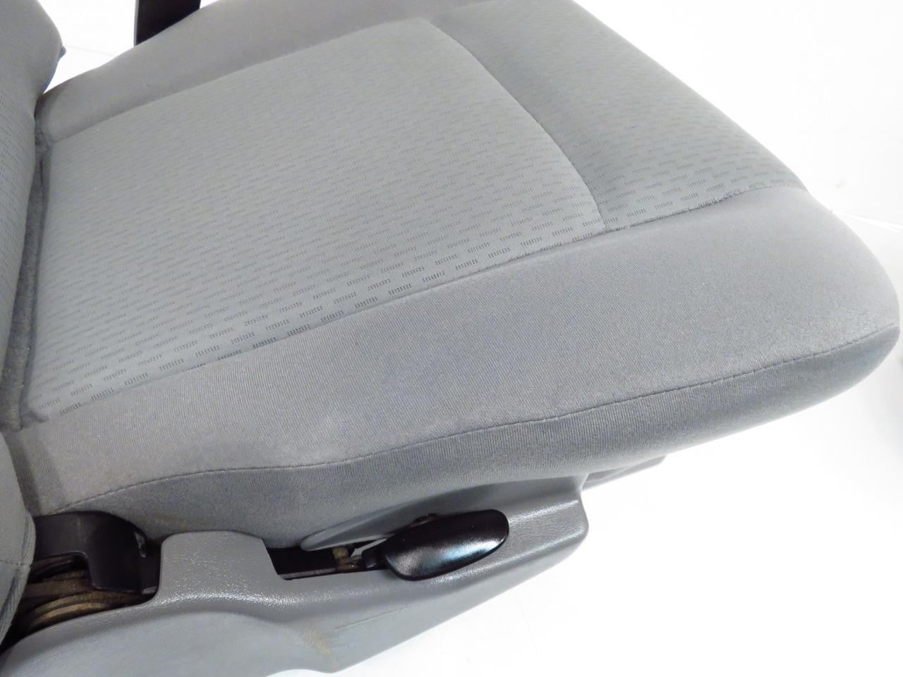 Ford VAN SEATS E150 E250 E350 front bucket VAN seats GRAY w/ ARMRESTS ECONOLINE