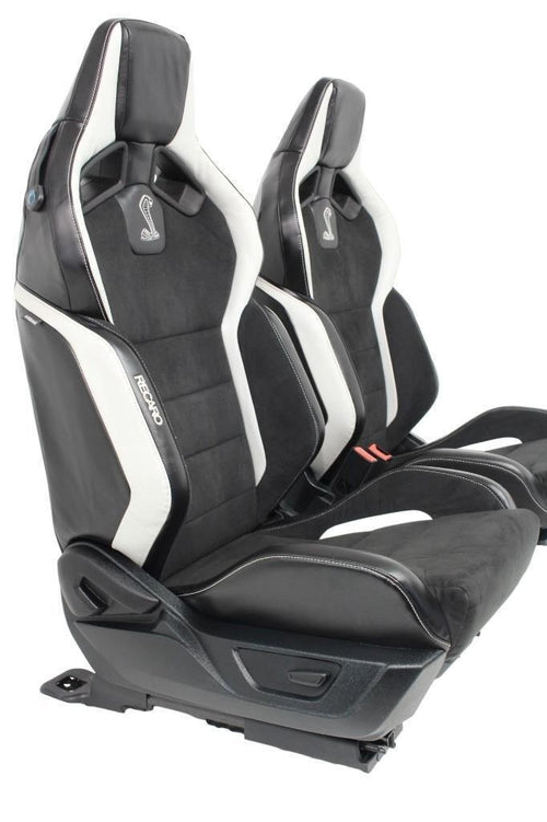 2015 - 2025 Mustang Shelby GT500 Recaro Front Seats Suede Power Tracks S550 S650