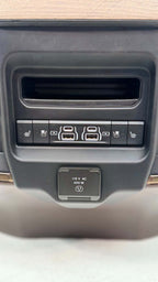 2019 - 2026 DT Ram 1500 Center Console, Brown Leather LONGHORN Wireless Charging