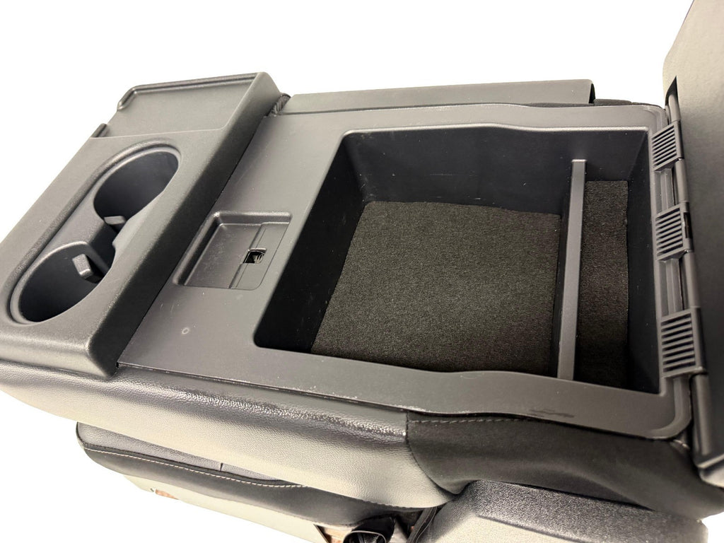 2021-2026 F150 Super Duty Console → Jump Seat Conversion Kit, Black Leather Used