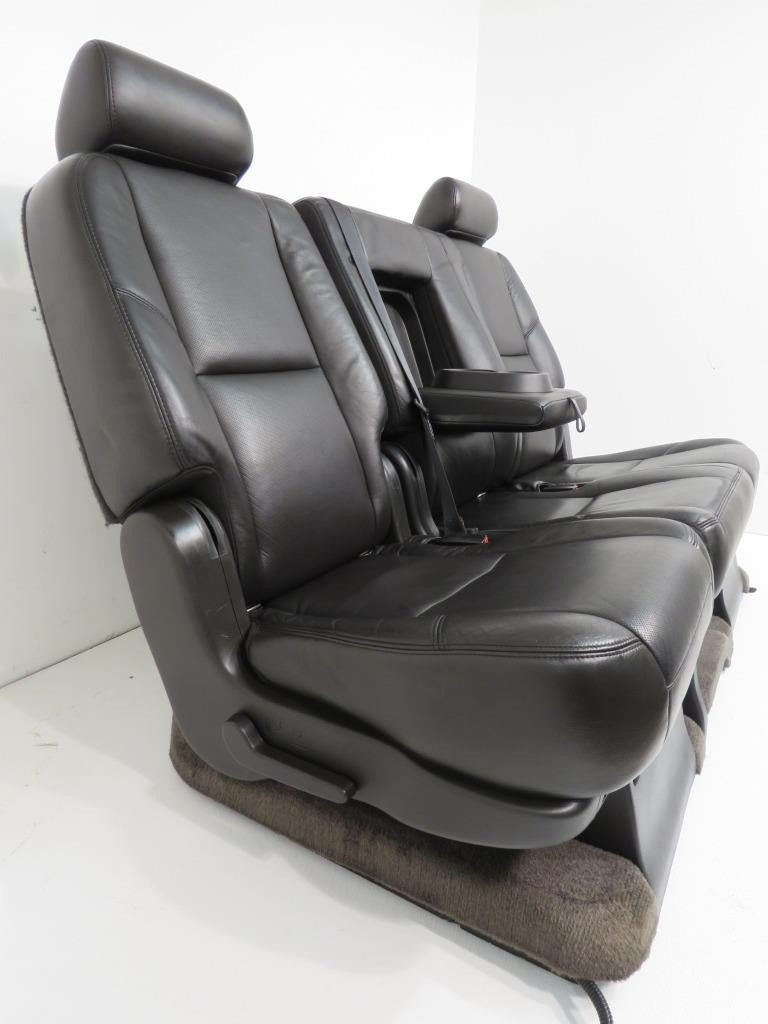 2007-2014 Suburban XL ESV 2nd Row Bench Seat, LTZ Black Leather Powered Heated