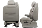 1999-2007 Sierra Silverado Heated Power Leather Seats Pewter Gray, 2-Way Lumbar