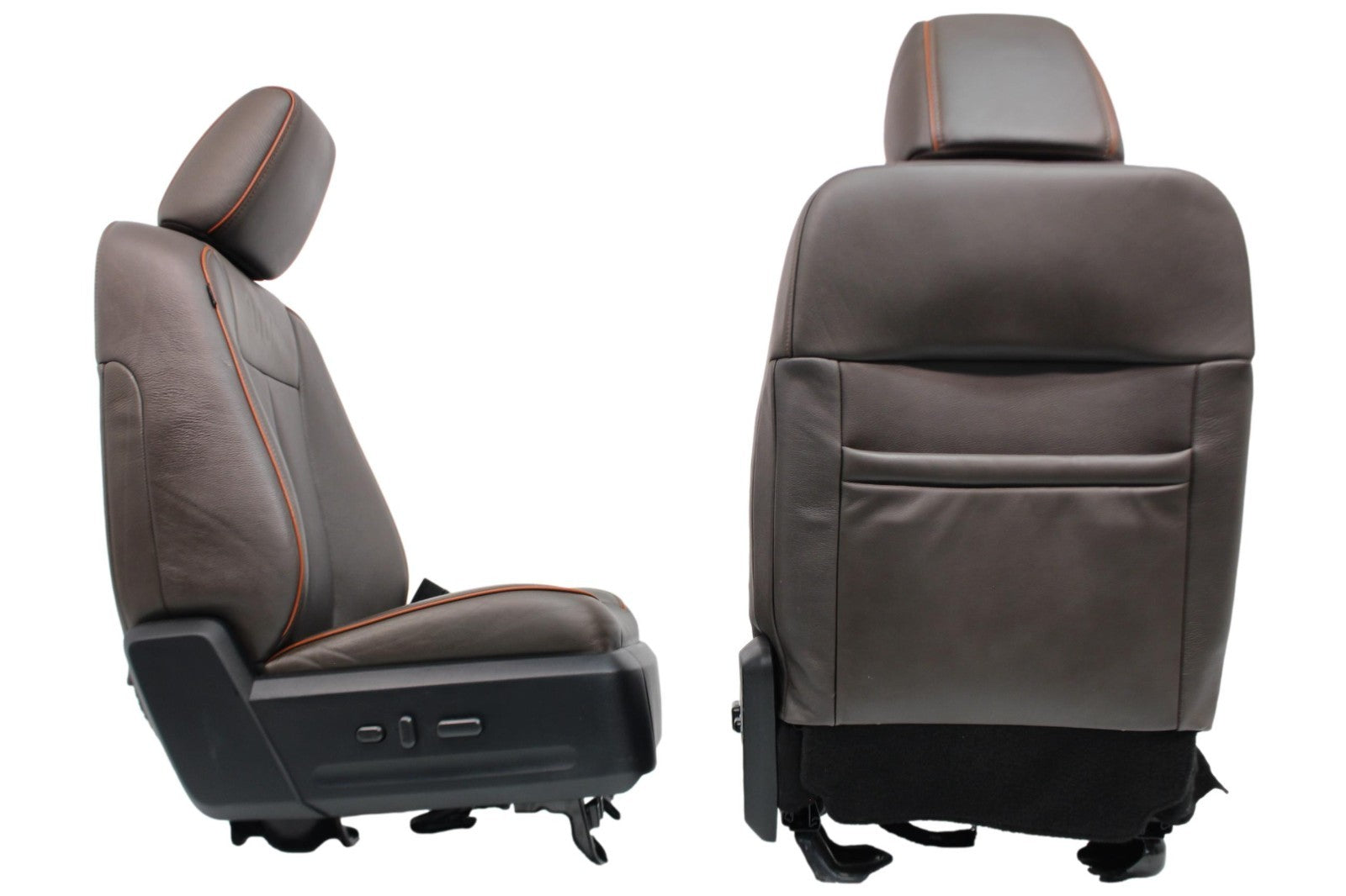 2015 - 2017 Ford Expedition King Ranch Front Seats, Mesa Brown Leather Heat Cool