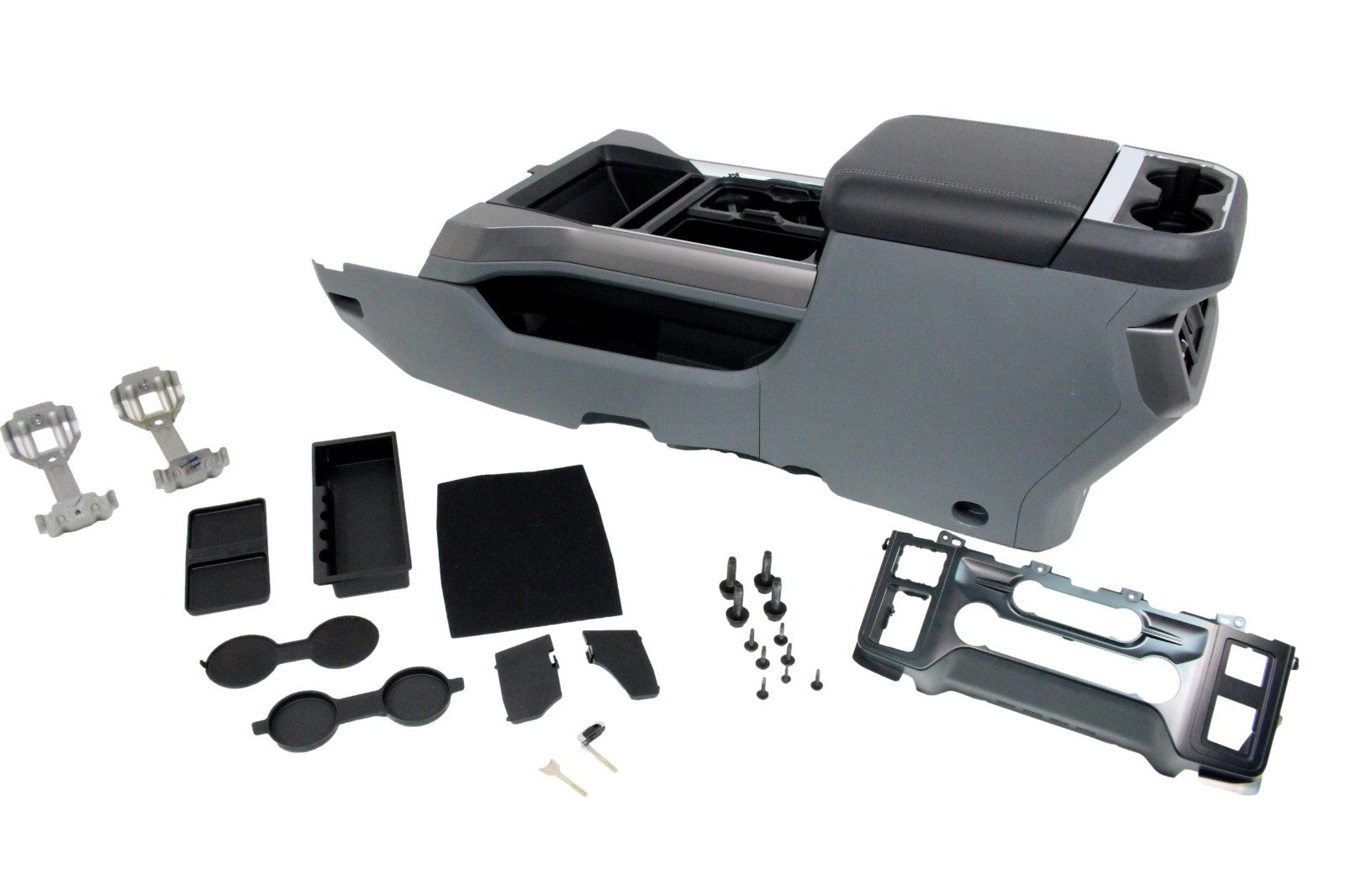 2023 - 2026 Ford F250 F350 Super Duty Center Console Conversion,  XLT Slate Gray