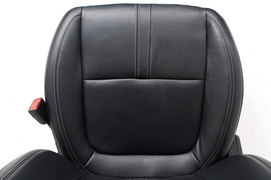 2019 - 2023 Ford Ranger Seat Set, Lariat Heated Black Leather Front & Rear OEM