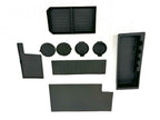 15-22 Ford F150 Super Duty Center Console Kit w/o Shifter - Black Leather Lariat