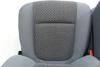 1999-2016 Ford Super Duty Steel Gray Cloth Seats with Center Console Jump Seat