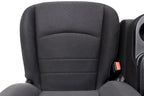 2009-2024 Dodge Ram Seats, Quad Cab Front & Rear, Manual Black Cloth w/ Jumpseat