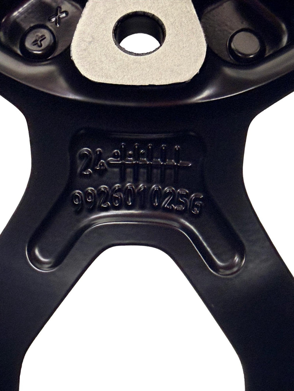 Porsche 911 992 RS Spyder Design 20"/21" Staggered Wheel Set Black w/ TPMS Lugs