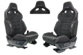 2015 - 2025 Mustang Shelby Recaro Front Seats Suede Power Tracks S550 S650 GT350