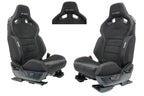 2015 - 2025 Mustang Shelby Recaro Front Seats Suede Power Tracks S550 S650 GT350