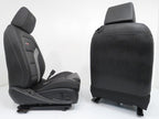2016 - 2024 Camaro Seats, Front Rear Coupe, 2SS Black Leather Heated Ventilated