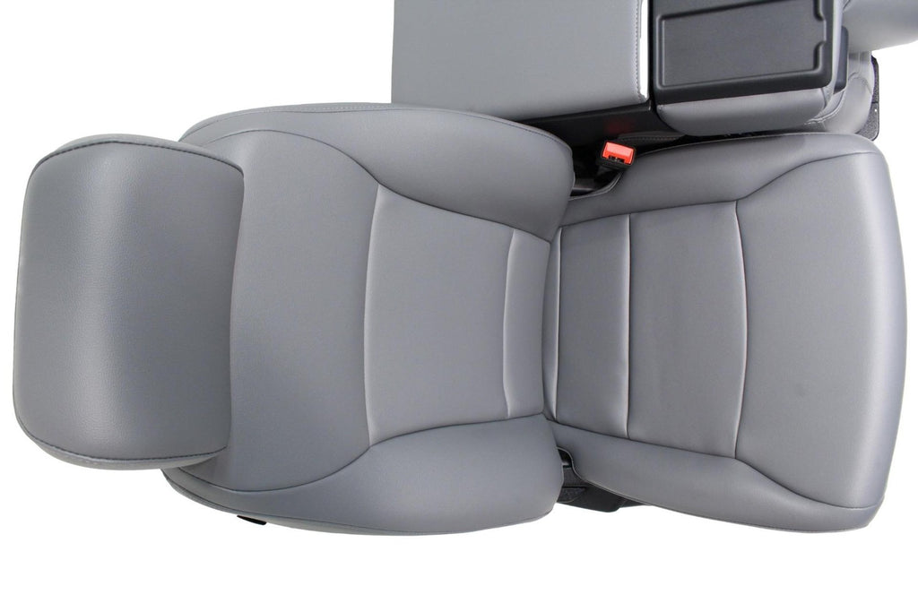 2015 - 2025 Ford F150 F250 Super Duty Gray Vinyl Bucket Seats Jump Seat NEW OEM