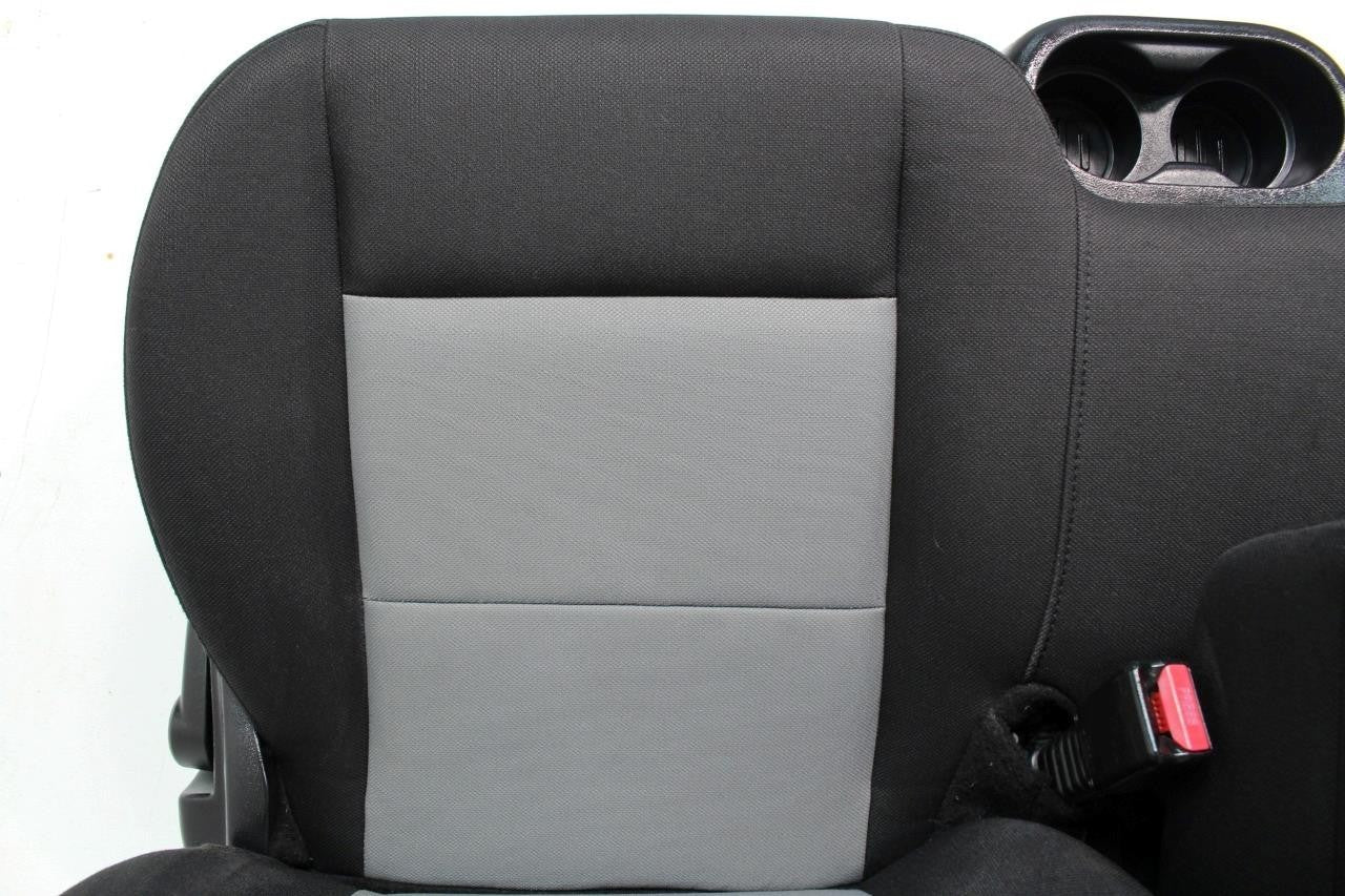1998 - 2010 Ford Ranger Seats, 60-40 Split Bench, Black Gray Cloth, Regular Cab