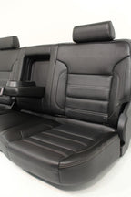 2014-2019 Sierra Silverado Crew Cab Rear Seats, Denali Black Perforated Leather