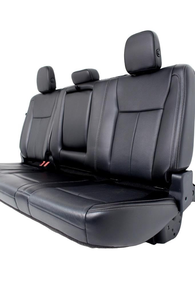 2015 - 2022 Ford F150 Super Duty Rear Seats, Crew Cab Black Leather Lariat OEM