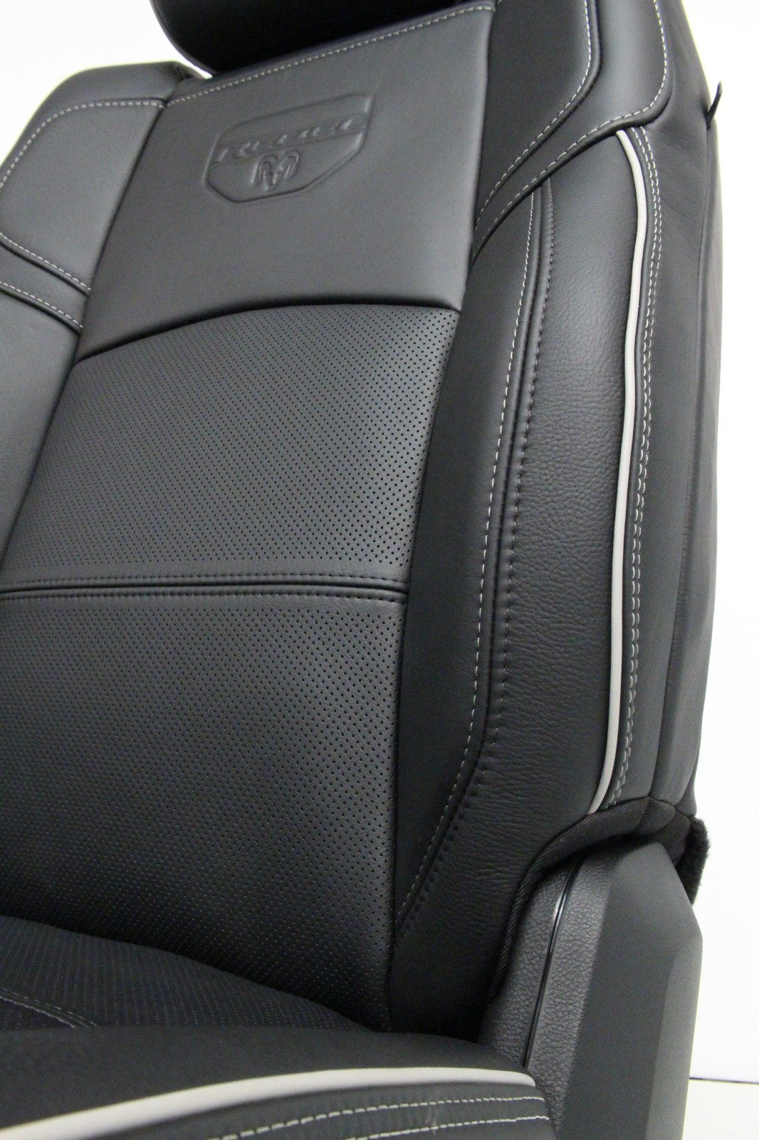 2019 - 2026 Ram 2500 3500 HD Seats Set, Rebel Black Leather Crew Cab Heat Cool