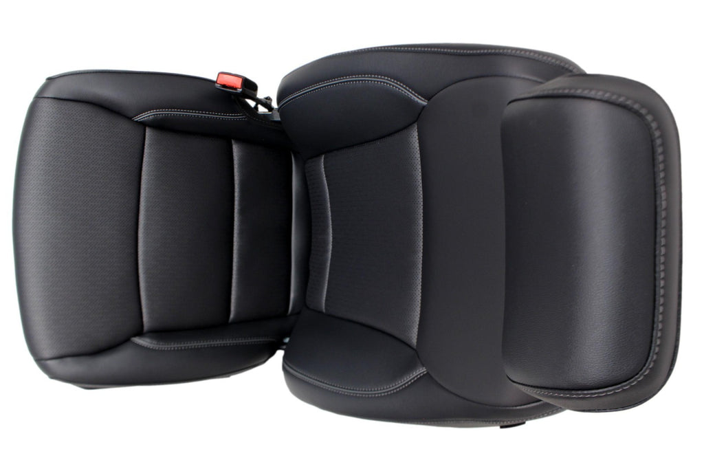 2021 - 2026 Ford F150 Super Duty Front Seats, Lariat Black Leather Heated Cool