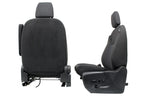2015 - 2026 Ford Transit Front Seats, Charcoal Cloth w/ Heated Power Driver Seat