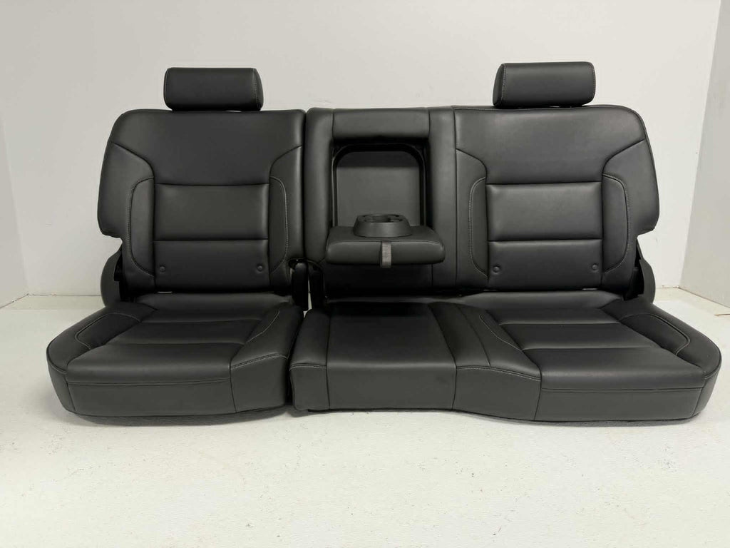 2014-2019 Sierra Silverado Crew Cab Rear Seats, LT LTZ Black Leather