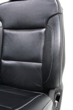 2014 - 2019 Sierra Chevy Silverado Front Seats, LTZ Power Black Leather, Heated