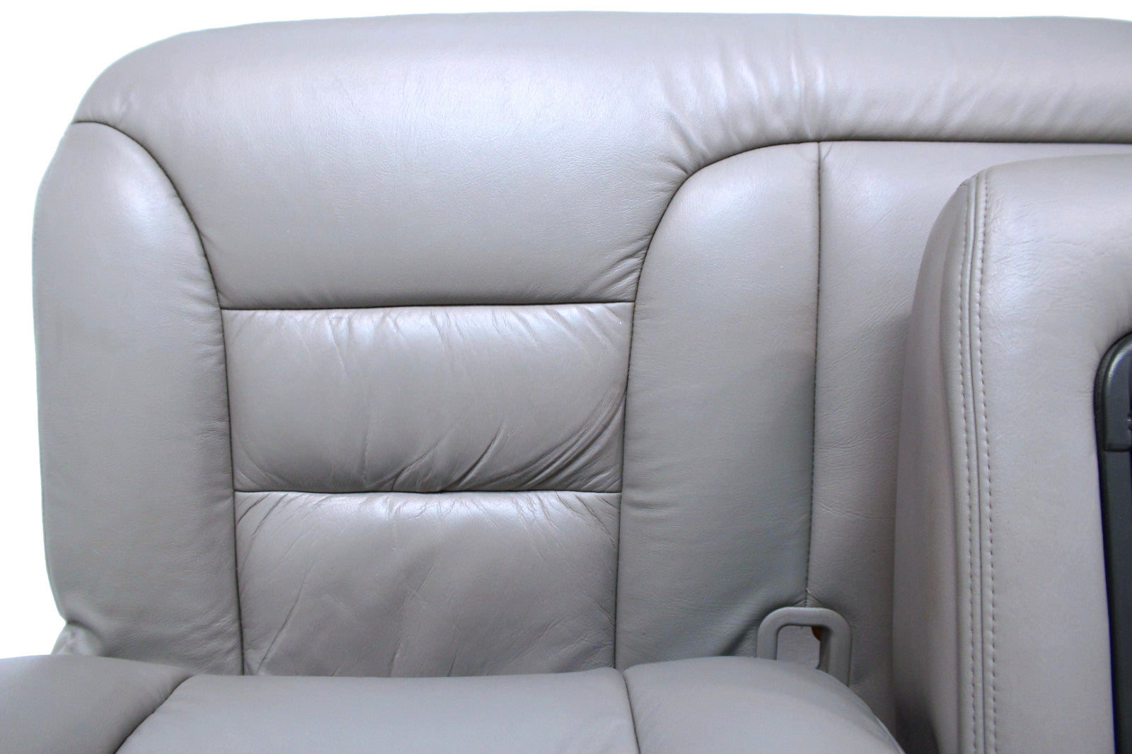 1995-2000 Tahoe Sierra Silverado Seats 60-40 Bench Gray Leather Power w/ Folding