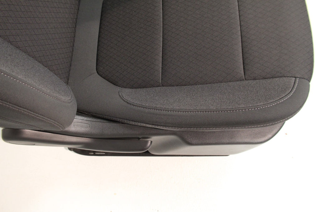 2019 - 2026 Chevy Silverado Split Bench Seat, LT Black Cloth w/ Power Driver