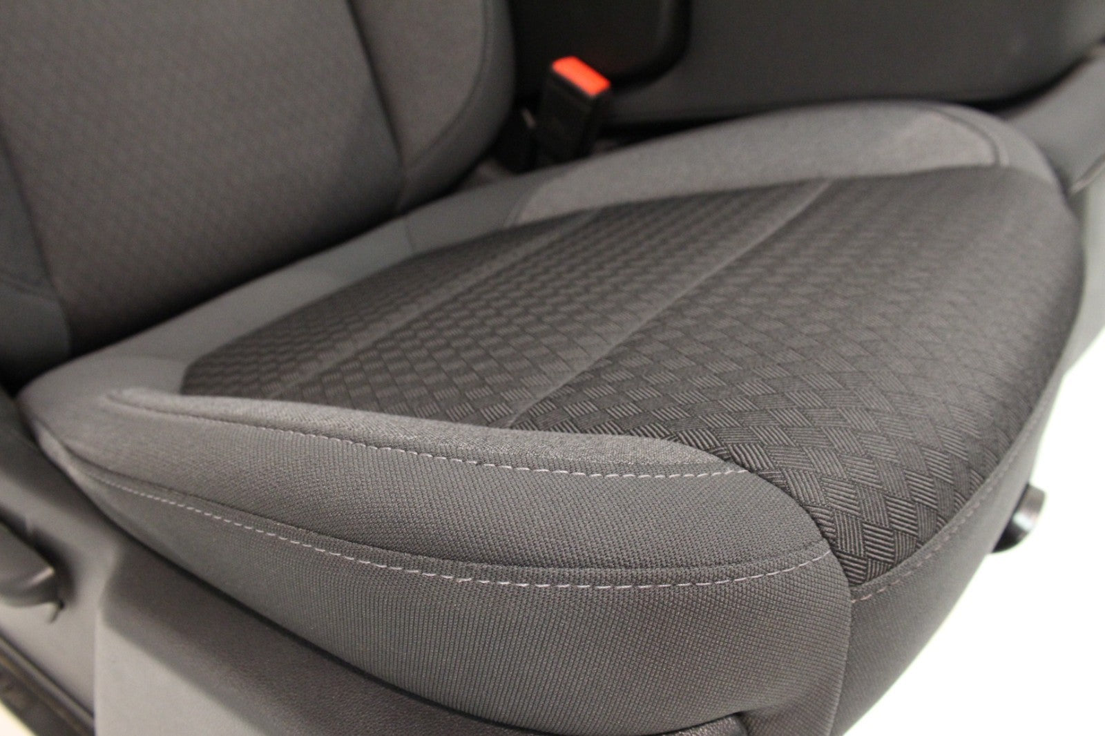 2019 - 2026 Chevy Silverado Split Bench Seat, LT Black Cloth w/ Power Driver