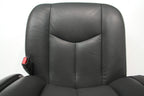 99-07 Sierra Silverado Front Seats, Dark Pewter Leather, Power 2-Way Lumbar