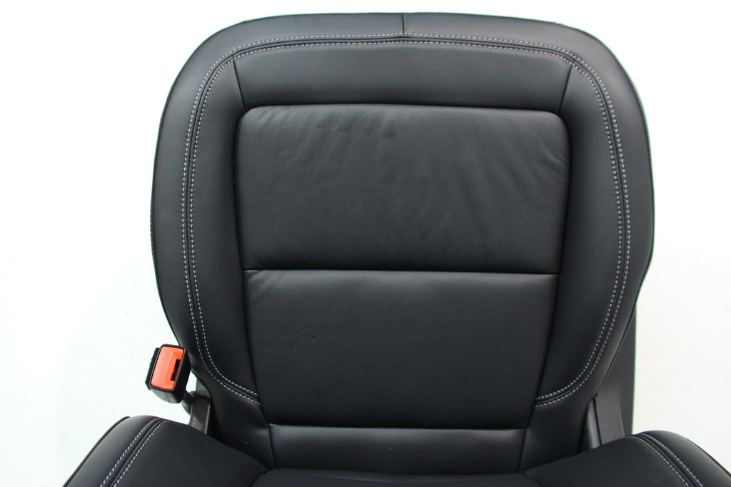 2021 - 2026 Ford Bronco Seats Set, 4-Door Outer Banks Black Leather Heated OEM