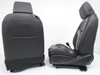 2016 - 2024 Camaro Seats, Front Rear Coupe, 2SS Black Leather Heated Ventilated